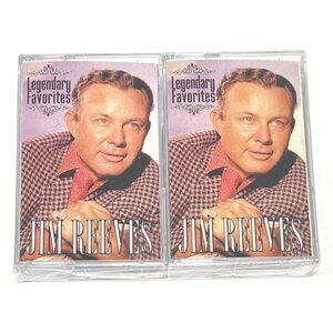 VTG Legendary Favorites by Jim Reeves (2-Cassette SET, 1997, BMG) NIP NEW Sealed